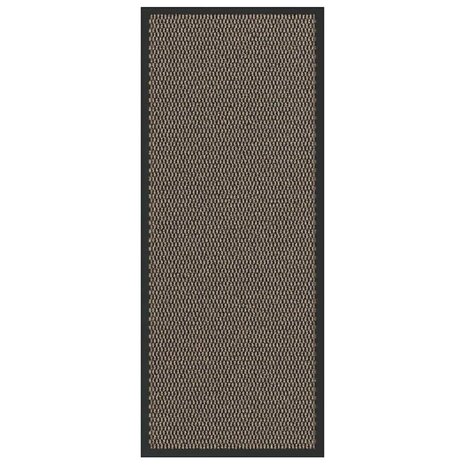 Deurmat 60x150 cm bruin 1