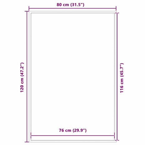Deurmat Striped Zwart en Grijs 80 x 120 cm Polypropyleen, PVC 5