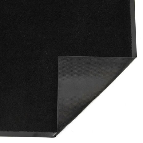 Deurmat 60x150 cm zwart 5