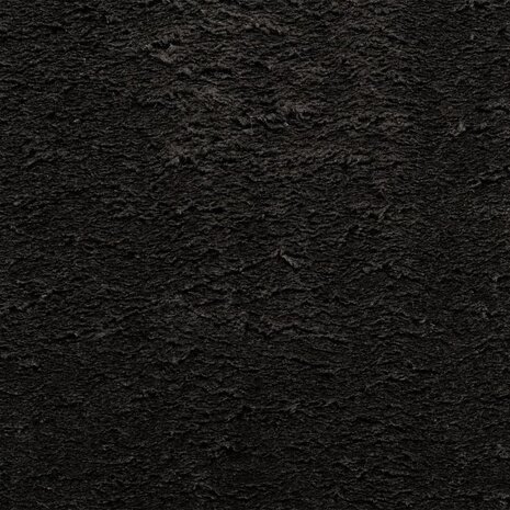 Vloerkleed HUARTE laagpolig zacht wasbaar 80x150 cm zwart 9