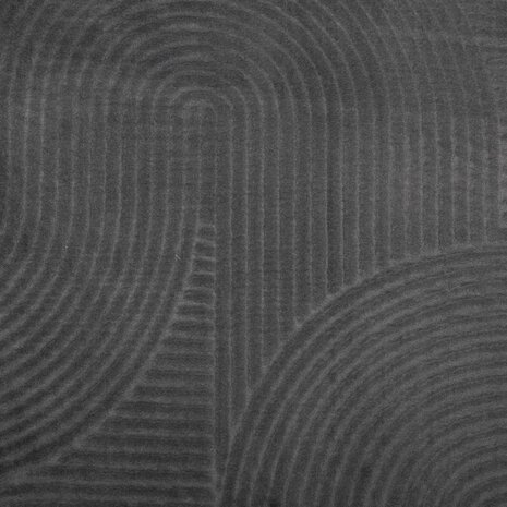Vloerkleed IZA laagpolig Scandinavisch 80x150 cm antraciet 9