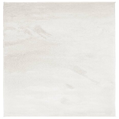 Vloerkleed OVIEDO laagpolig 120x120 cm beige 2