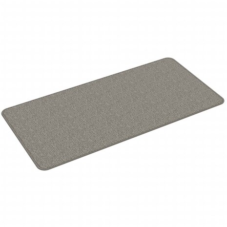 Tapijtloper 50x100 cm sisal-look zilverkleurig 2
