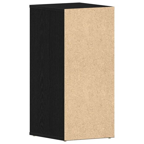 Schoenenkast met plank Zwart eiken 32 x 35 x 70 cm Bewerkt hout 6
