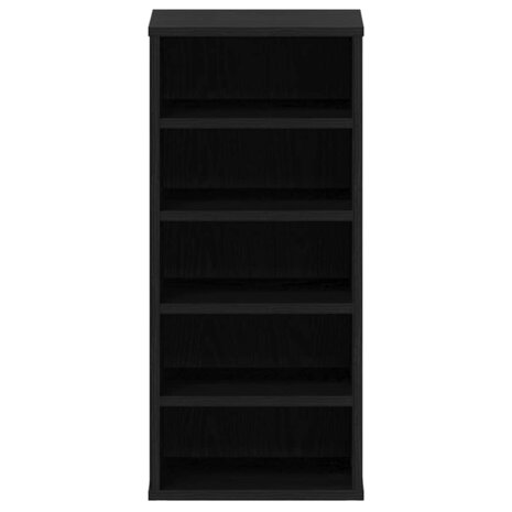 Schoenenkast met plank Zwart eiken 32 x 35 x 70 cm Bewerkt hout 7