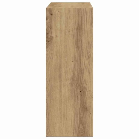 Schoenenkast met opslag artisanaal eikenkleurig 60 x 21 x 57 cm 8