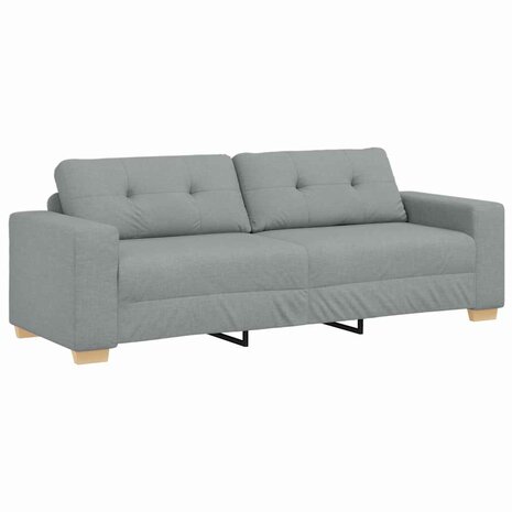 3-zitsbank lichtgrijs 180 cm stof 2