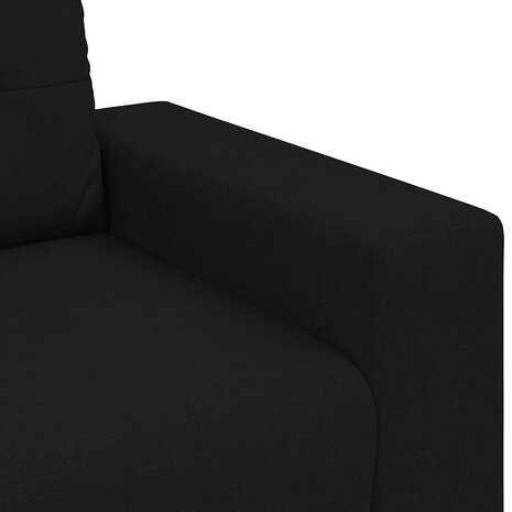 3-zitsbank zwart 180 cm stof 7