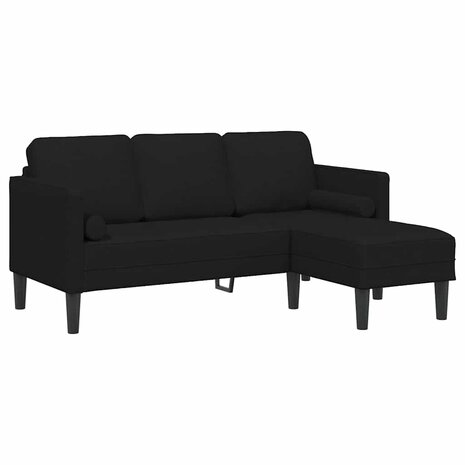 Bankstel 2 pcs Zwart 173 x 131 x 67 cm Stof 5