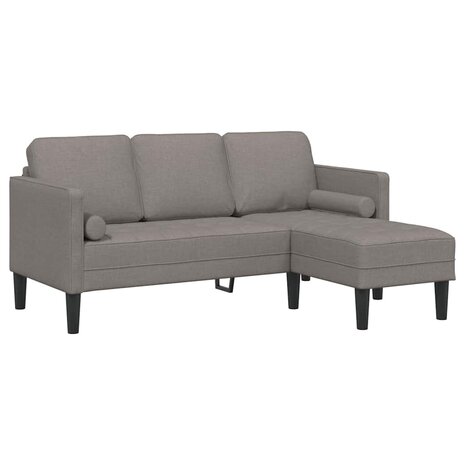 Bankstel 2 pcs Taupe 173 x 131 x 67 cm Stof 5