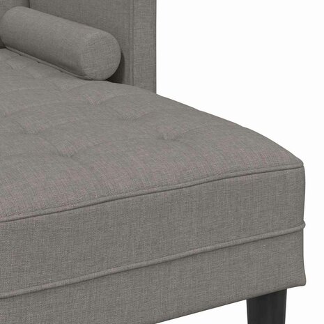 Bankstel 2 pcs Taupe 173 x 131 x 67 cm Stof 9