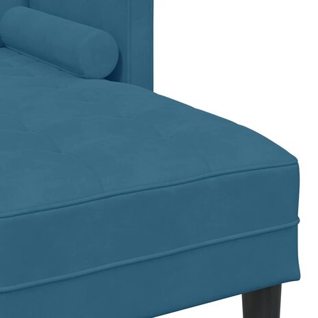 Bankstel 2 pcs Blauw 173 x 131 x 67 cm Fluweel 9