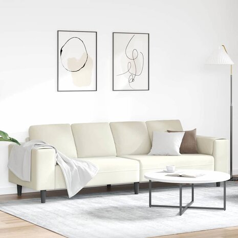 Bankstel Crème Fluweel 1