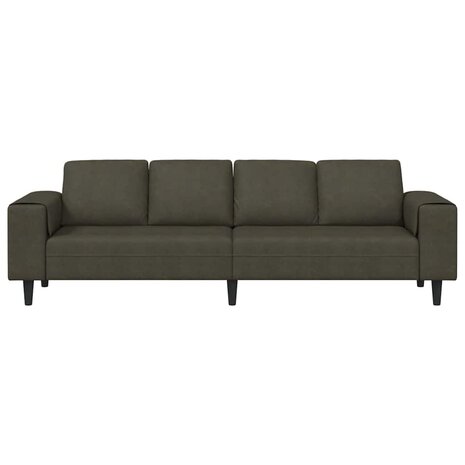 Bankstel Leger groen Faux suede leer 4