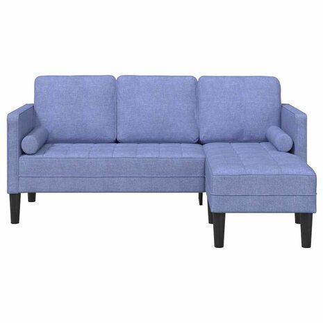 Bankstel Jeans blauw 173 x 131 x 67 cm Stof 5