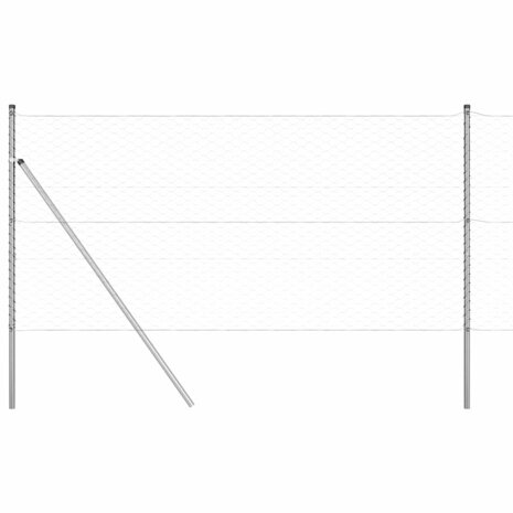 Hexagonaal Tuinhek 1,2 x 10 m van gegalvaniseerd staal 6