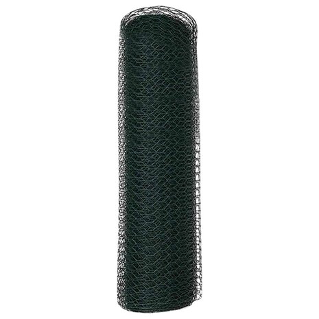 Hexagon Tuinhek Groen 0,5x100 m Staal 4
