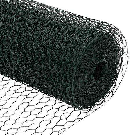 Hexagon Tuinhek Groen 0,5x100 m Staal 6