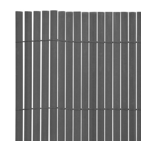 Tuinhek PVC Dubbelzijdig 150 x 300 cm Grijs 3