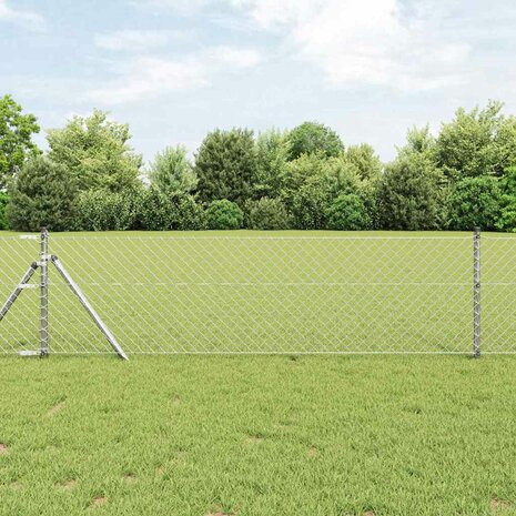 Gaashekwerk Zilver 10 x 0.6 m Gegalvaniseerd staal 1