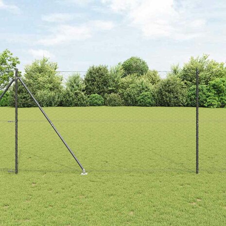 Grijze Hexagon Schutting 1.5 x 10 m Staal 1