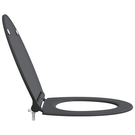 Toiletbril soft-close met quick-release Duroplast antraciet 5