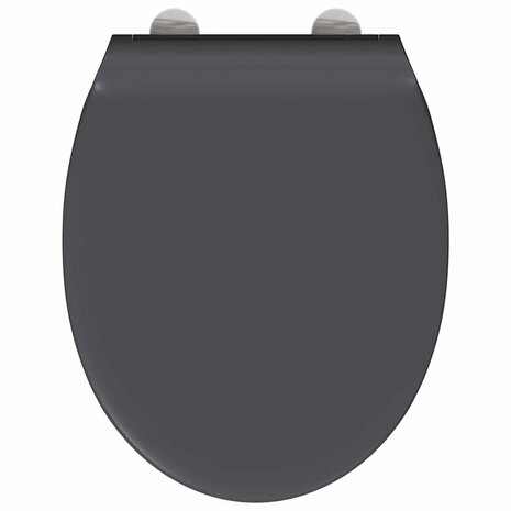 Toiletbril soft-close met quick-release Duroplast antraciet 6