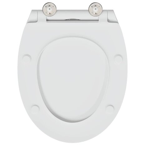Toiletbril soft-close met quick-release Duroplast wit 8