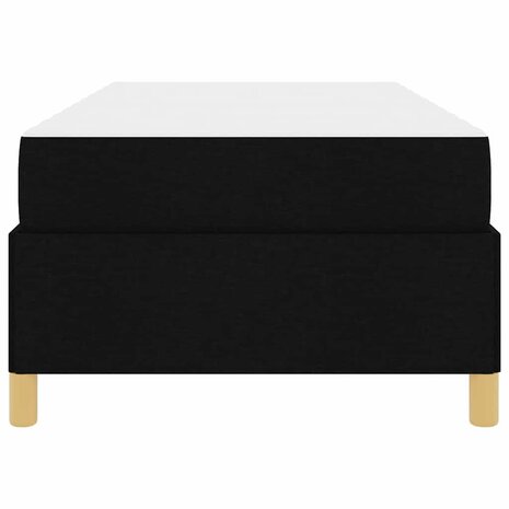 Boxspring bed Anders Zwart en Bruin en Wit 80 x 200 cm Stof 7