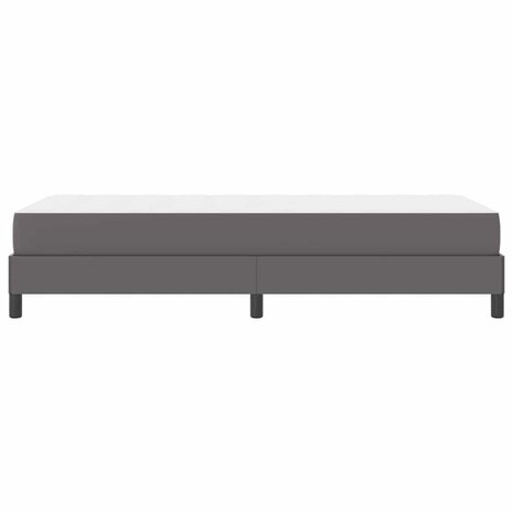 Bed met matras Grijs 80 x 200 cm Kunstleer 8
