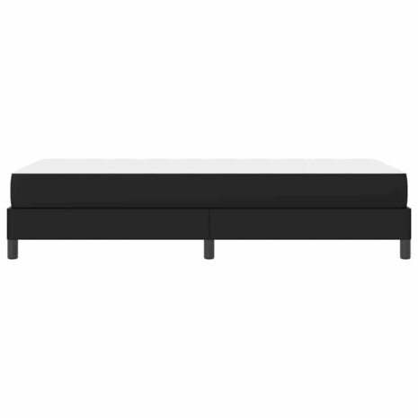 Bed met matras Zwart 90 x 190 cm Kunstleer 8