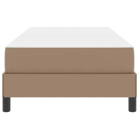 Bed met matras Cappuccino 100 x 200 cm Kunstleer 7