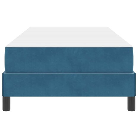 Boxspringbed met matras Donkerblauw 90 x 190 cm Fluweel 7