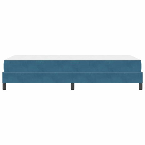 Boxspringbed met matras Donkerblauw 90 x 190 cm Fluweel 8