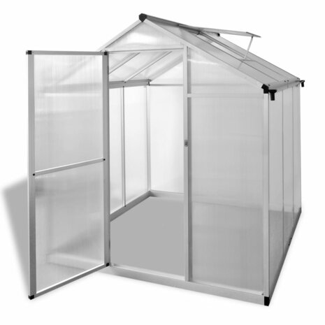 Tuinkas 3,46 m² versterkt aluminium 1
