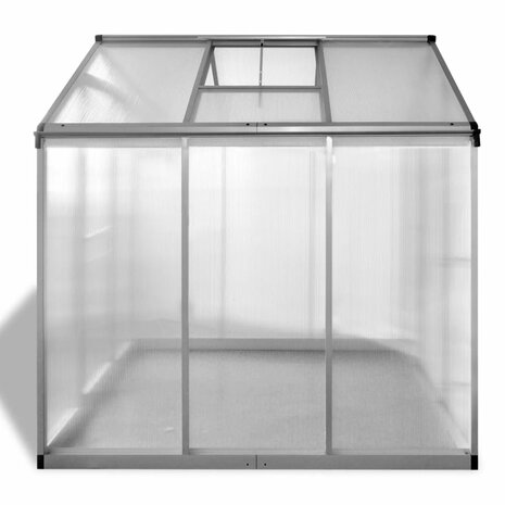 Tuinkas 3,46 m² versterkt aluminium 3
