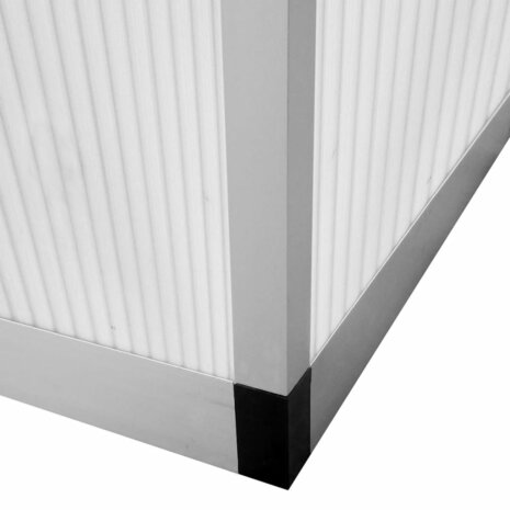 Tuinkas 3,46 m² versterkt aluminium 8