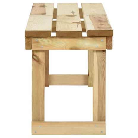 Tuinbank 140 cm geïmpregneerd grenenhout 3