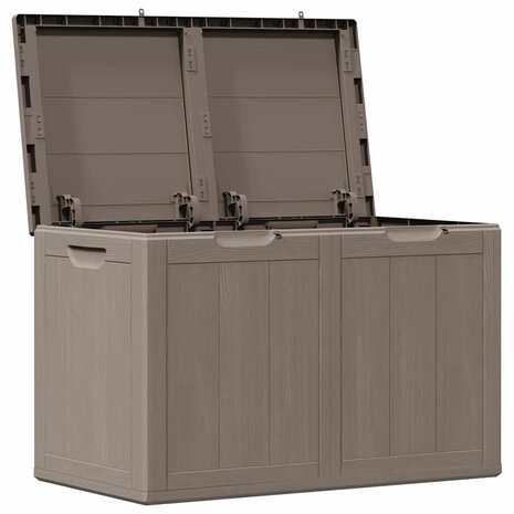 Tuinbox 180 L PP houtlook bruin 3