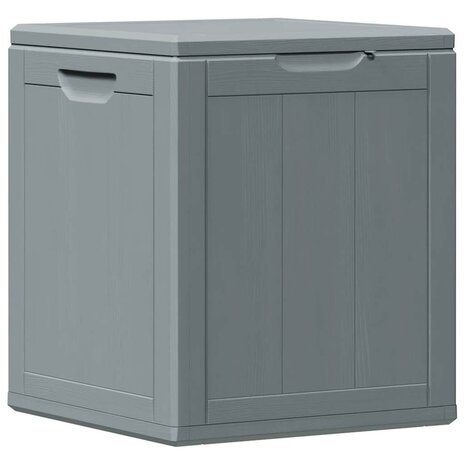 Tuinbox 90 L PP houtlook grijs 2