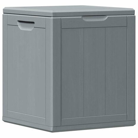 Tuinbox 90 L PP houtlook grijs 6