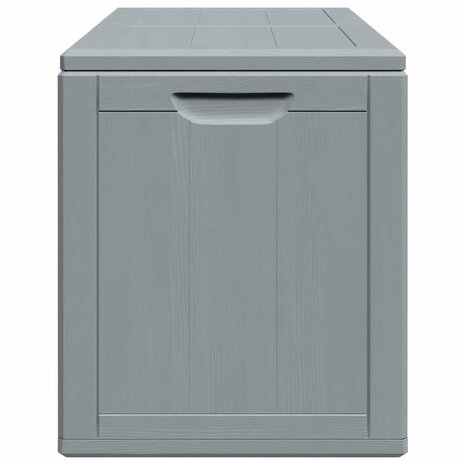 Tuinbox 180 L PP houtlook grijs 5