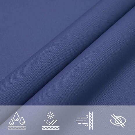 Zonnezeil Blauw 2x2x2 m 100% Polyester Oxford 7