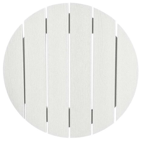 3-delige Tuinbarset HDPE wit 8