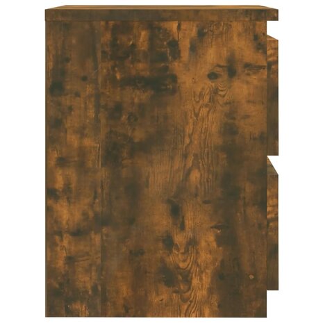 Nachtkastje Gerookt Eiken 30x30x40 cm Engineered Wood 4