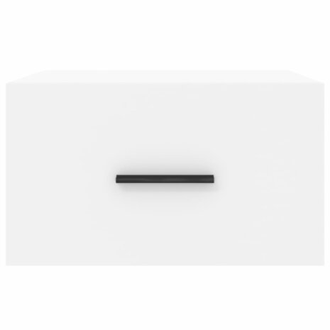 Nachtkastje wandgemonteerd 35x35x20 cm wit 5