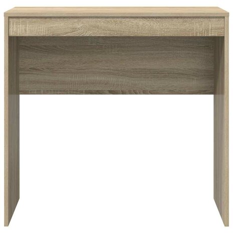 Bureau Sonoma eiken 80 x 40 x 76 cm Bewerkt hout 4
