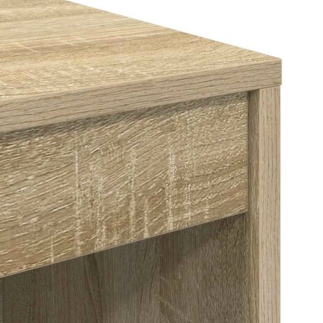 Bureau Sonoma eiken 80 x 40 x 76 cm Bewerkt hout 7