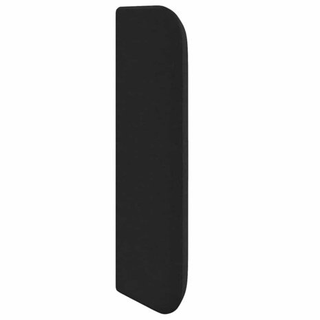 Hoofdbord met hoofdeinde Zwart 40.5 x 4 x 40.5 cm Stof 5