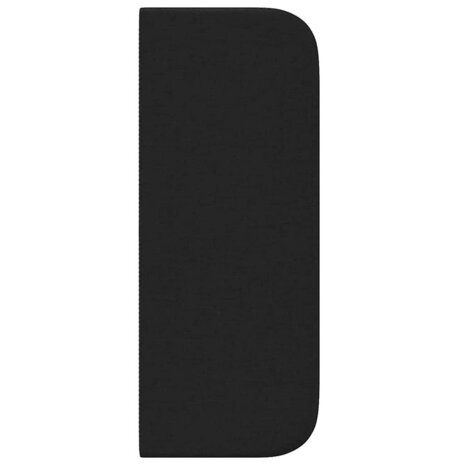 Hoofdbord met hoofdeinde Zwart 40.5 x 4 x 40.5 cm Stof 7